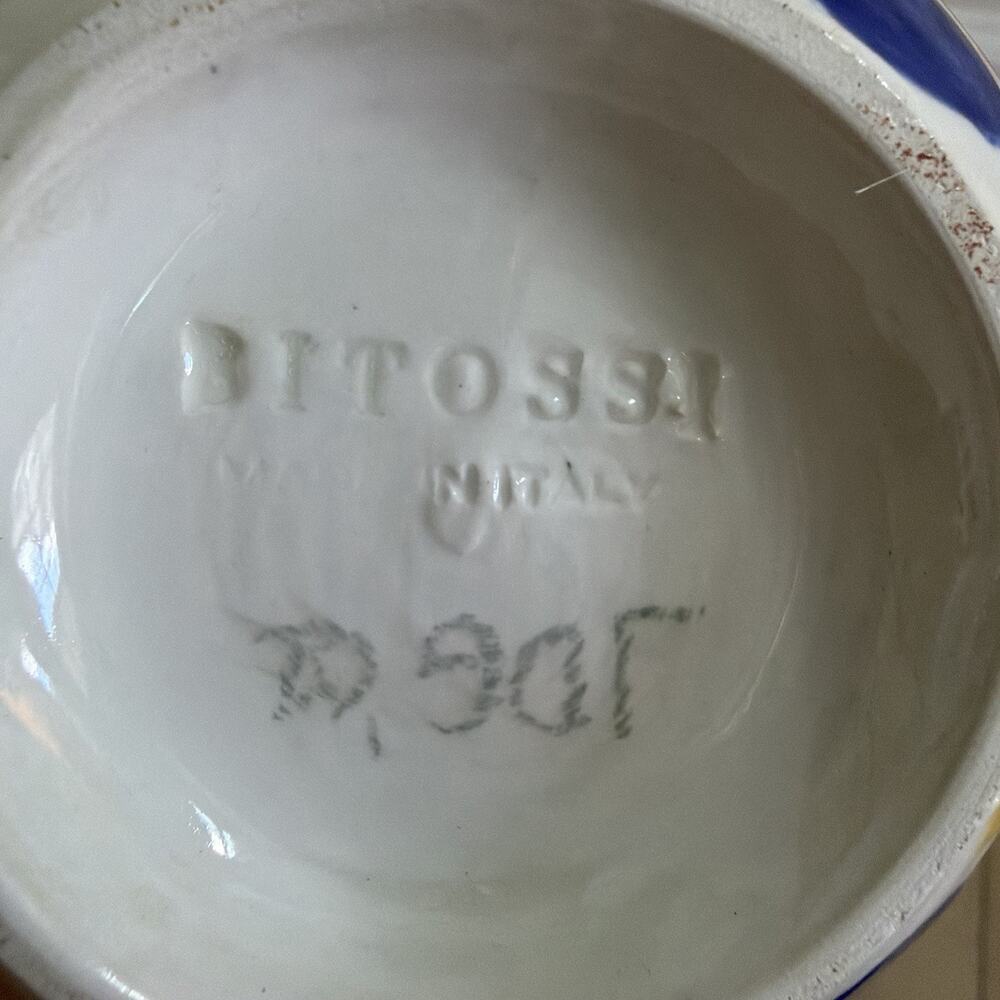 Vintage Bitossi Signed Multicolor Vase Italian Pottery 10” *Has Small Chip* - Picture 6 of 13